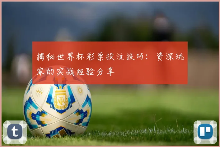 揭秘世界杯彩票投注技巧:资深玩家的实战经验分享